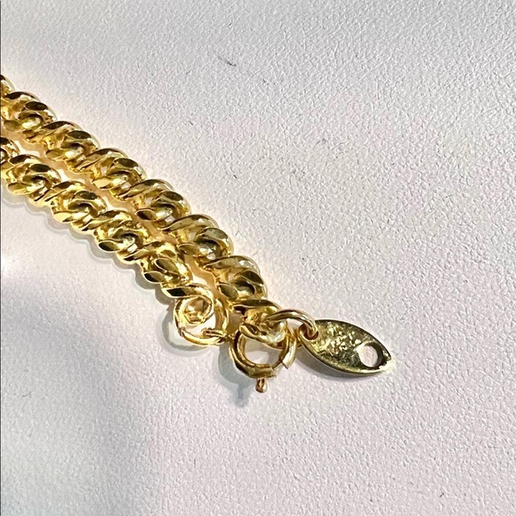 Vintage Trifari Signed Multi Color Flower Necklace - Picture 6 of 6